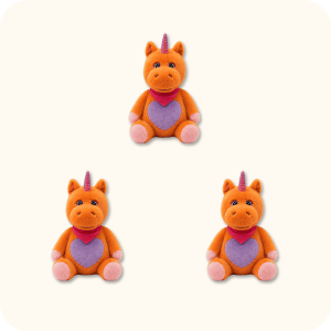 Buddy the Unicorn Plush 3PCS