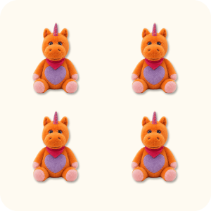 Buddy the Unicorn Plush 4PCS