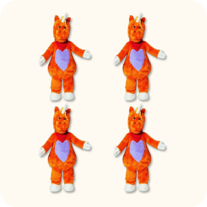 Buddy the Unicorn Plush 4PCS